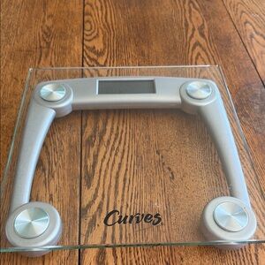 Conair Silver Glass Bathroom Scale